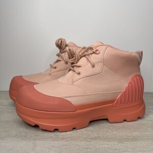 UGG Neumel X Women's Waterproof Hiking Rain Boots Salmon & Coral Size 12 SLW